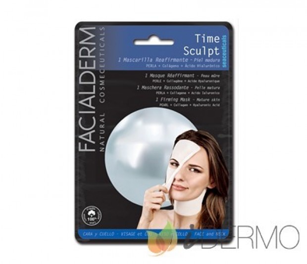 TIME SCULPT Mascarilla intensiva reafirmante cara y cuello